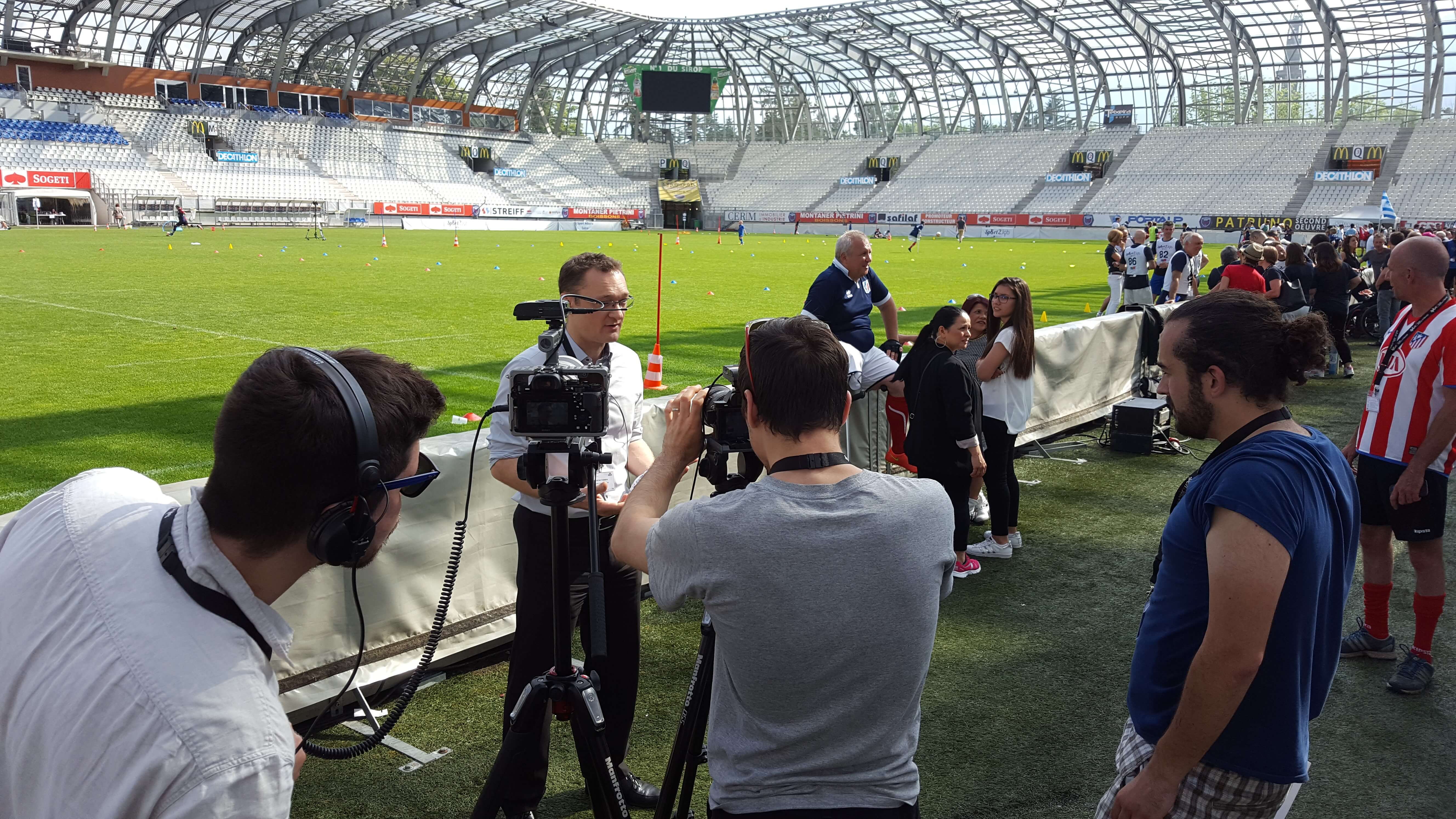 Making-of Sport2Job Stade des Alpes 13